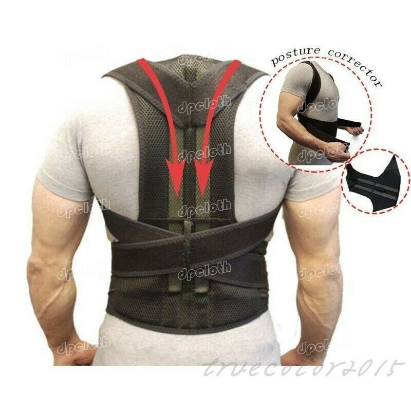 Women Medical Scoliosis Posture Corrector Spine Back Support Shoulder Brace Belt