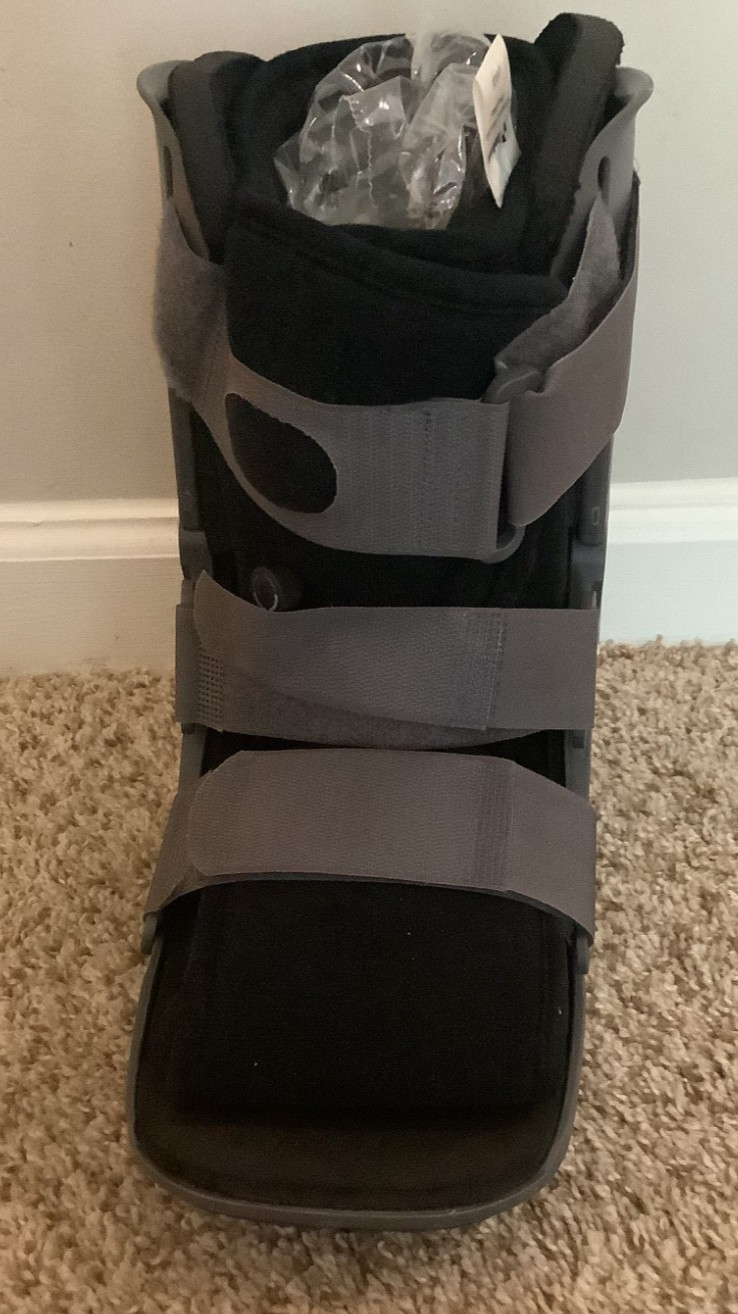 ExoArmor Superlight Air Walking Boot Short Rise Size Large Grey