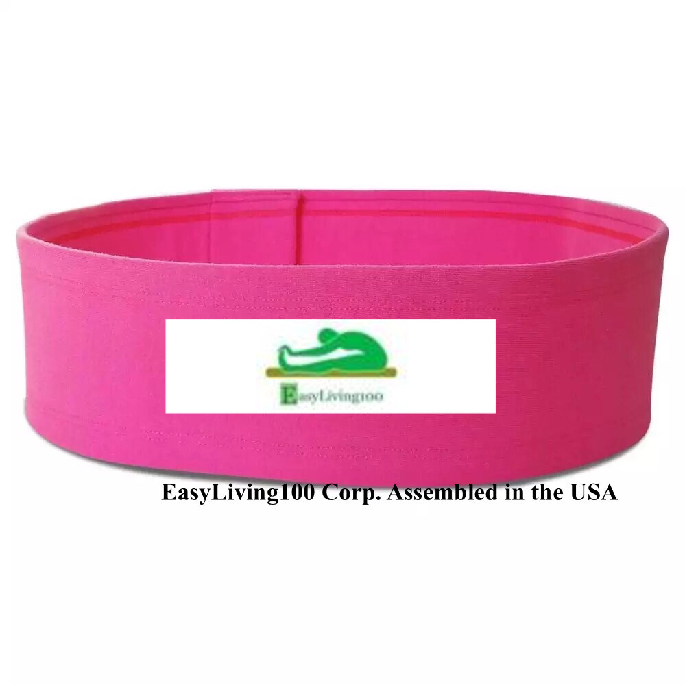 USA SHAPEWEAR 3″ Wide Implant Stabilizer Band FOR POST SURGICAL PINK MEDIUM