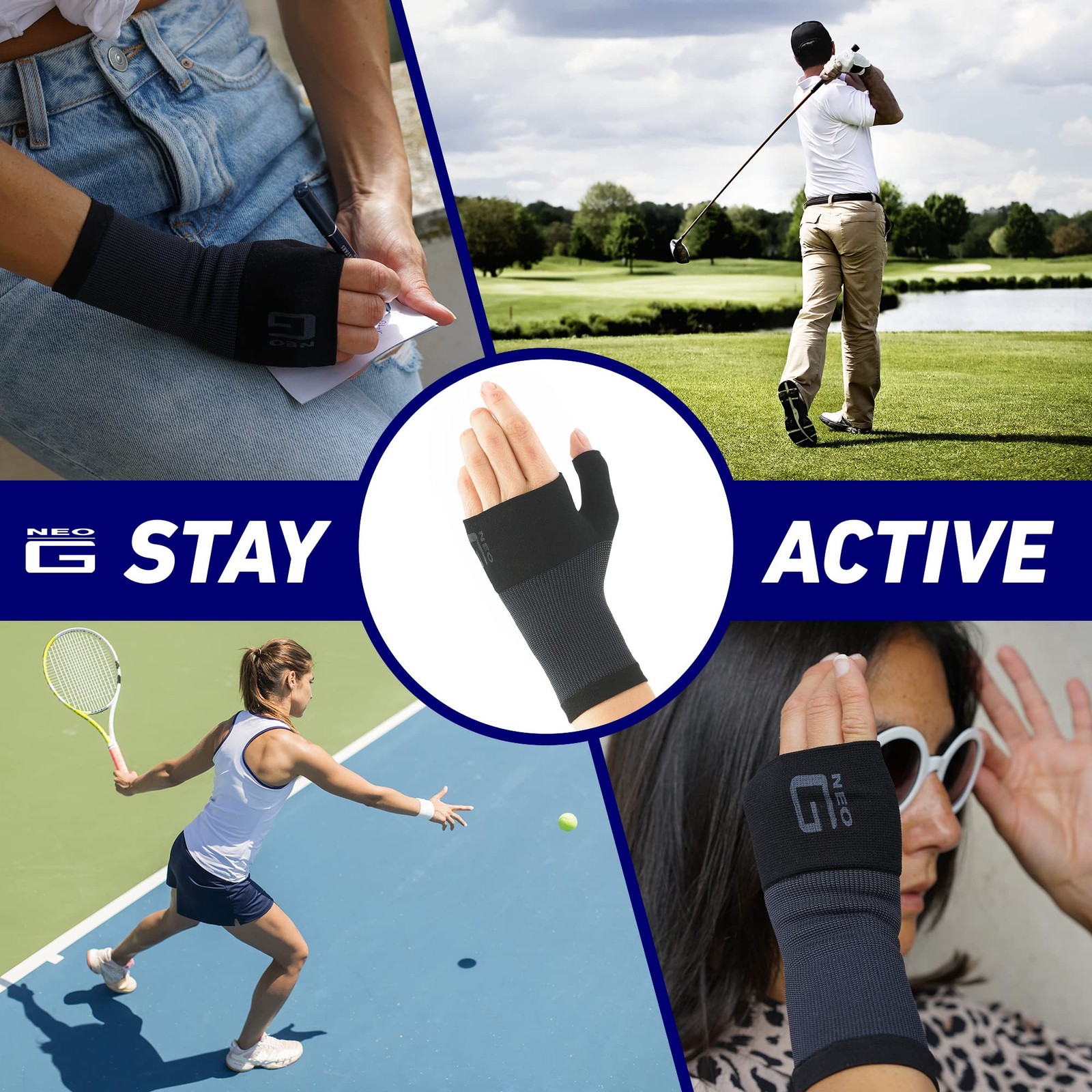 Compression Wrist Sleeve Orthopedic Brace for Pain Relief Lightweight Support