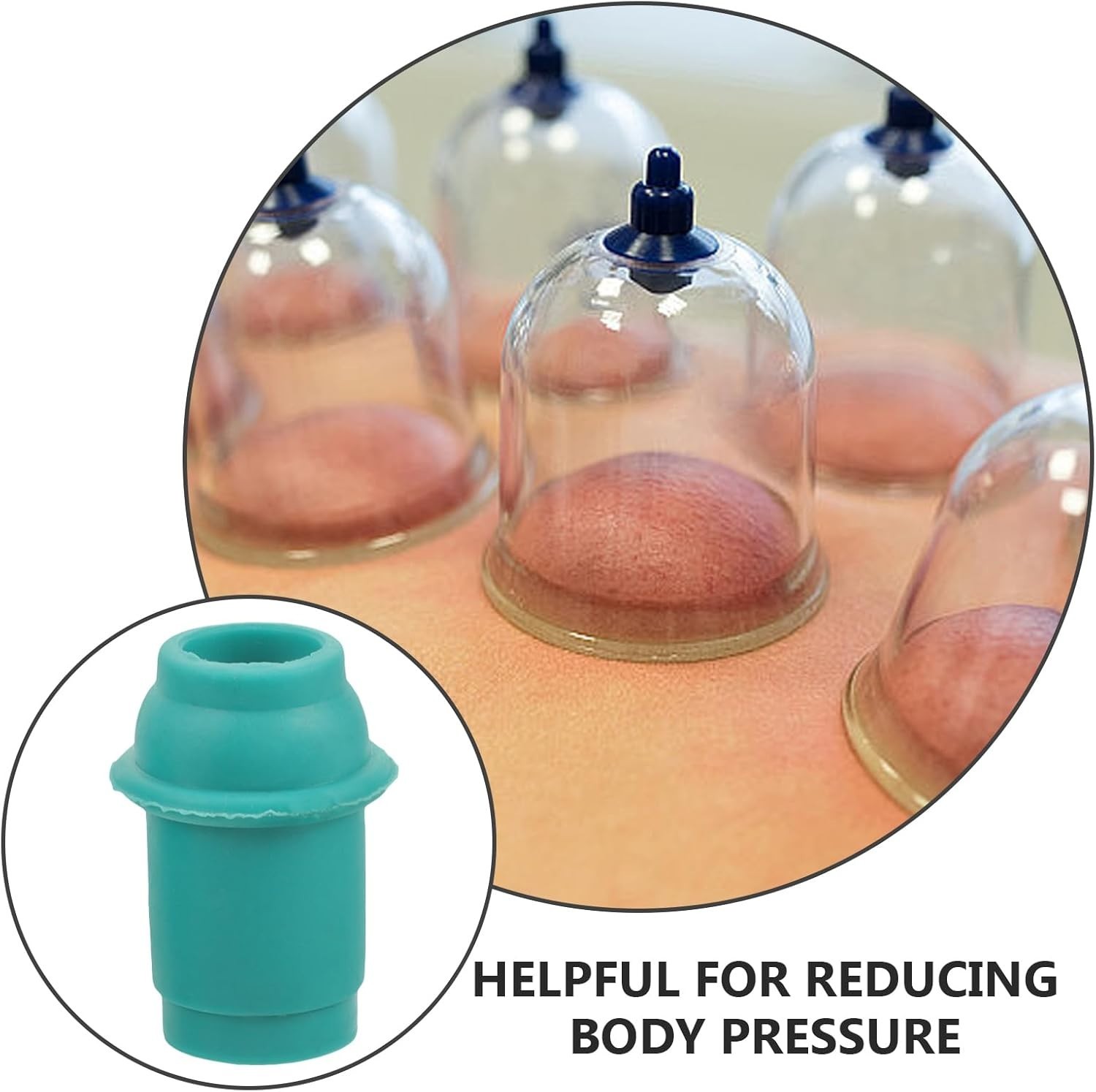 Durable 10 Pack Cupping Pump Nozzles – Ideal for Home Massage Therapy Use
