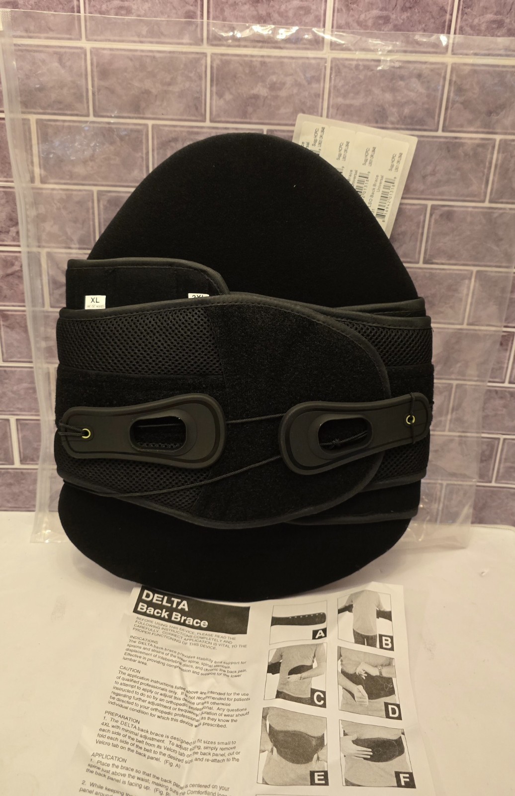 Delta LSO Back Brace DL-31 *Brand New*