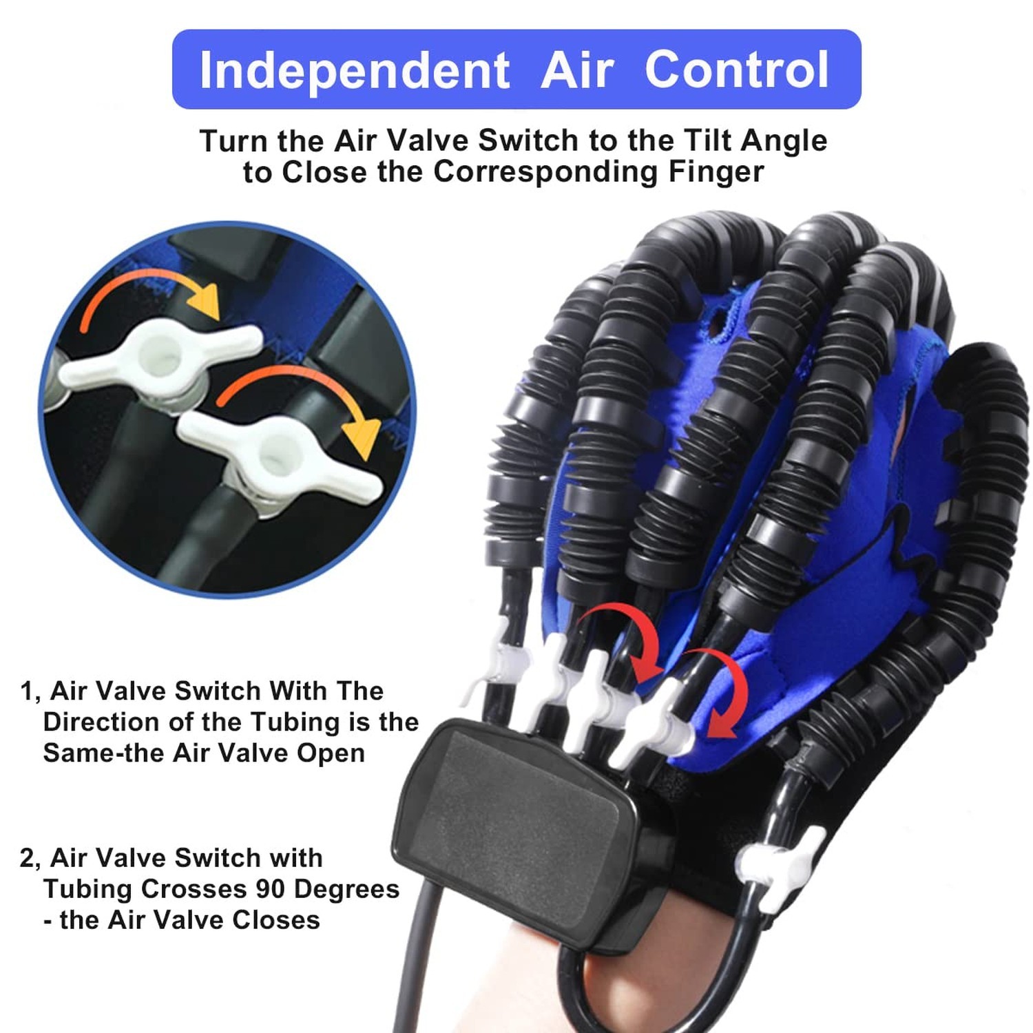Rehabilitation Robot Gloves,Stroke Hemiplegia Hand Recovery Equipment,Hand Ex…