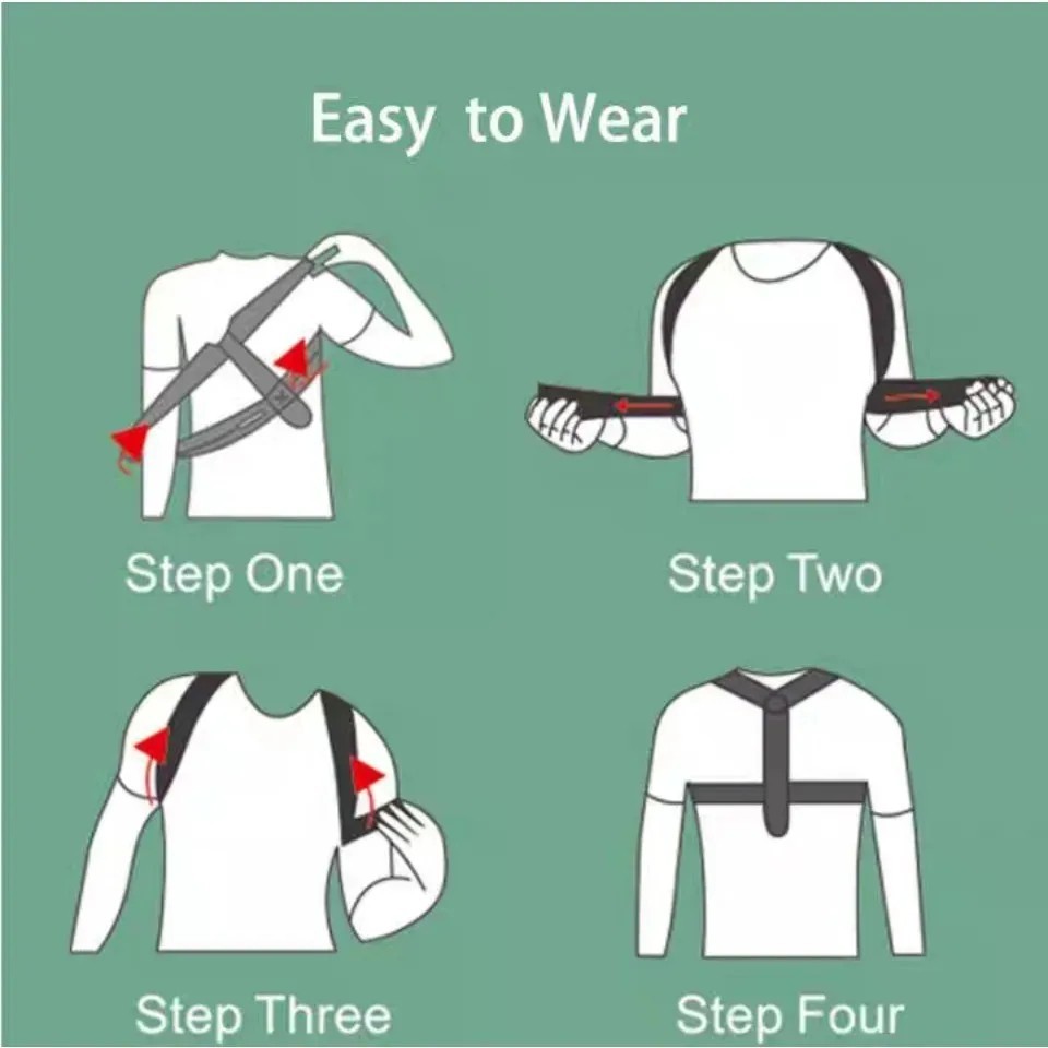 Posture Corrector Support Magnetic Back Shoulder Brace Belt Band For Men Women