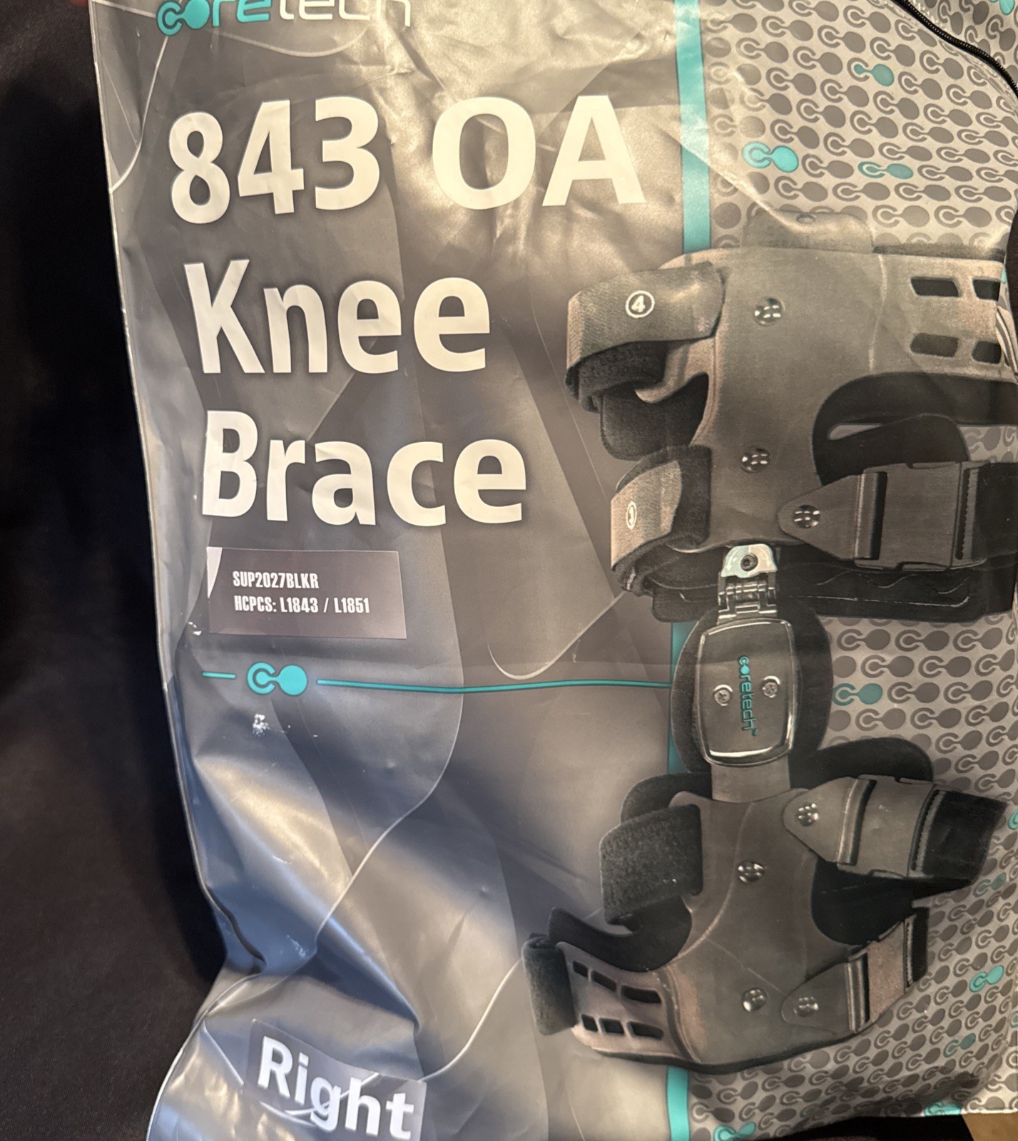 Coretech 843 OA Knee Brace – Right Leg NEW! E13