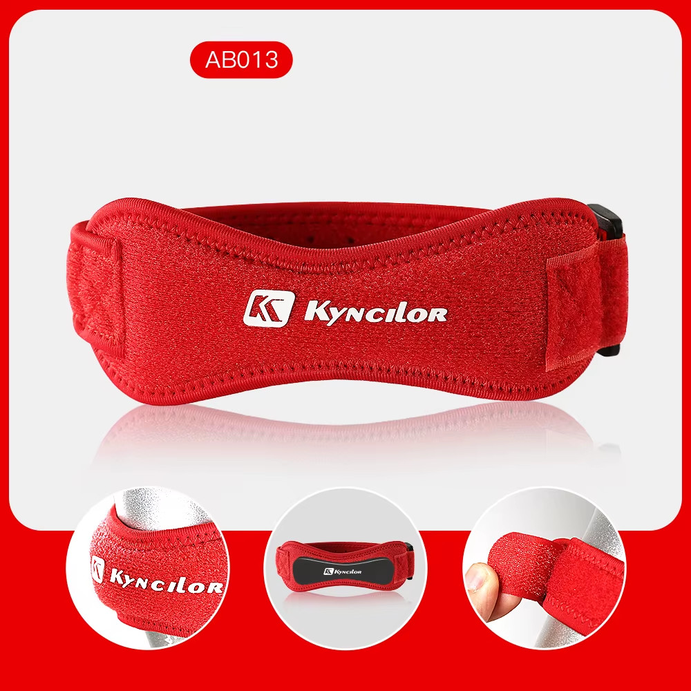 Adjustable Knee Support Brace with Shock Absorption for Basketball Players