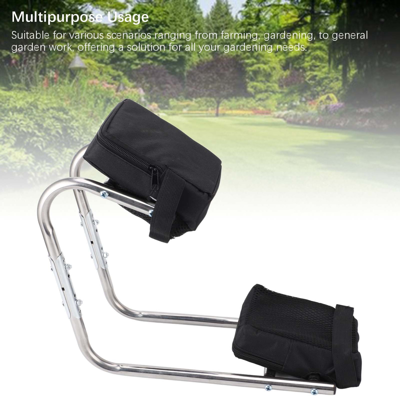 ­Knee Seat Gardening Tool Stainless Steel Ergonomic Ankle Support Knee Seat Leg