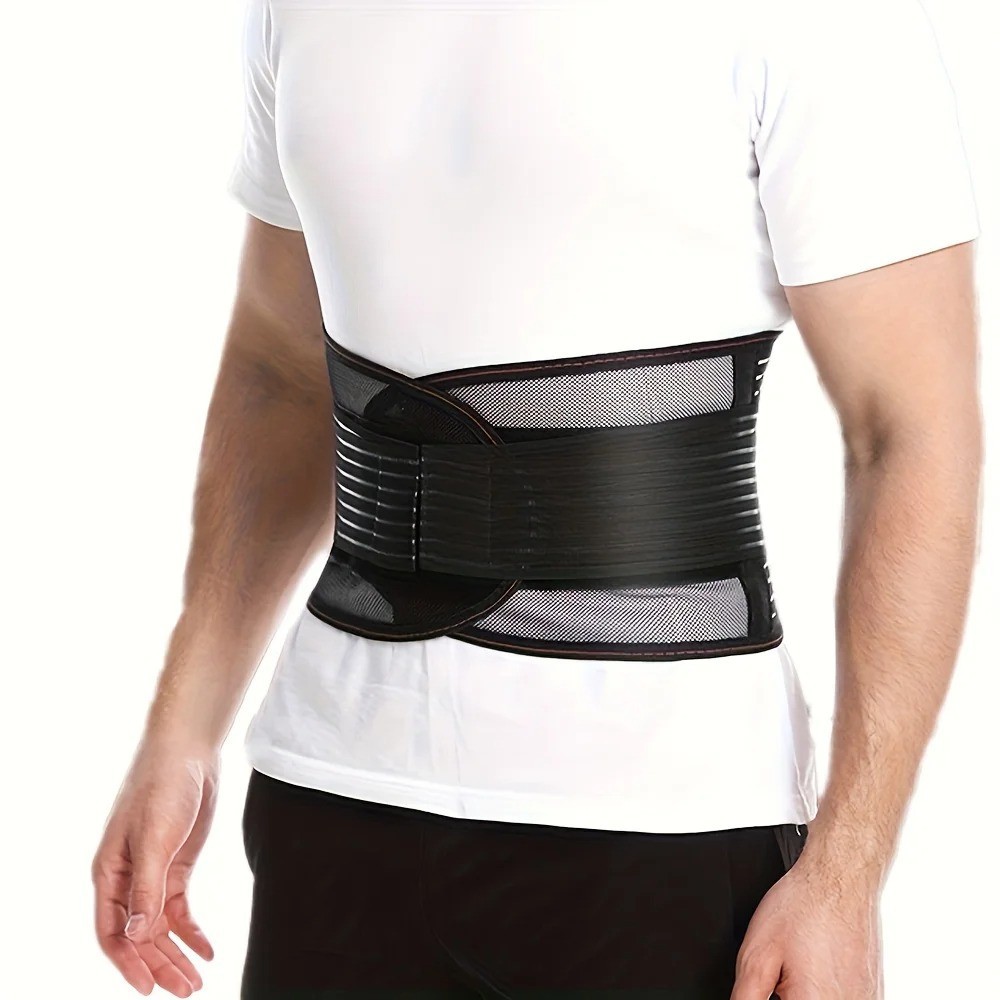 Adjustable Back Support Brace for Lower Back Pain Relief Sciatica Lumbar Belt