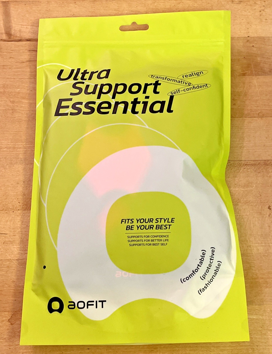 Aofit Ultra Support Essential UNISEX PINK/BLACK Adjustable KNEE Brace – MEDIUM