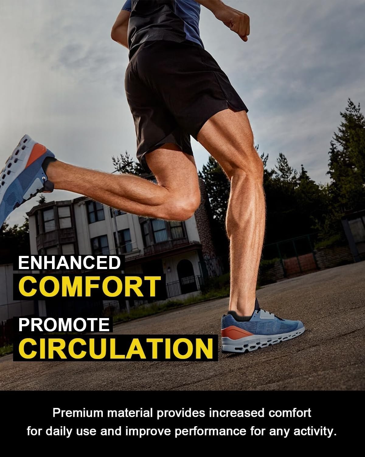 Compression Therapy Socks – 5 Pairs Copper Support for Athletes & Everyday Use