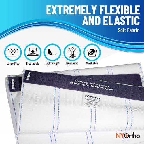 Bariatric Abdominal Binder,12-Inch Wide Elastic 30-45 Inch 4 Panel – 12″ High