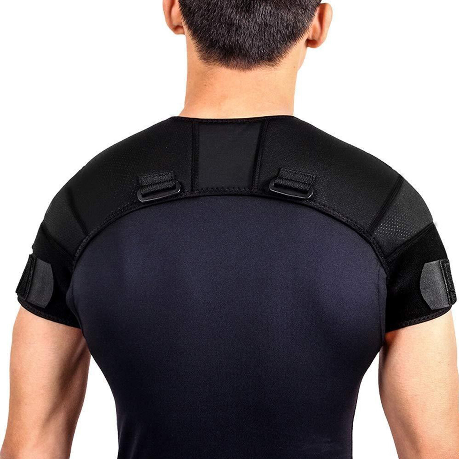 Double Shoulder Brace Adjustable Shoulder Compression Brace Shoulder Wrap