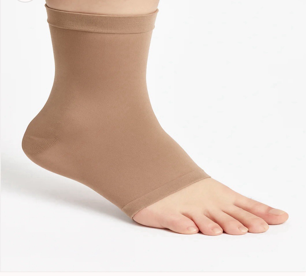 AT Compression Ankle Sleeve Size XL 20-30mm Beige
