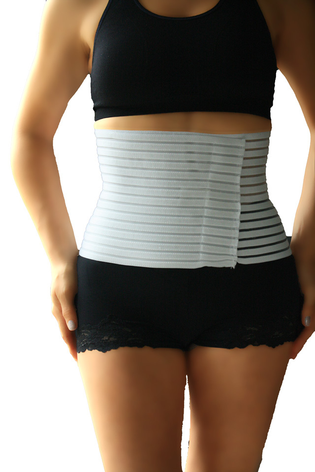 Alpha Medical Elasto-Fit Abdominal Support Binder Stomach Binder Abdomen Support