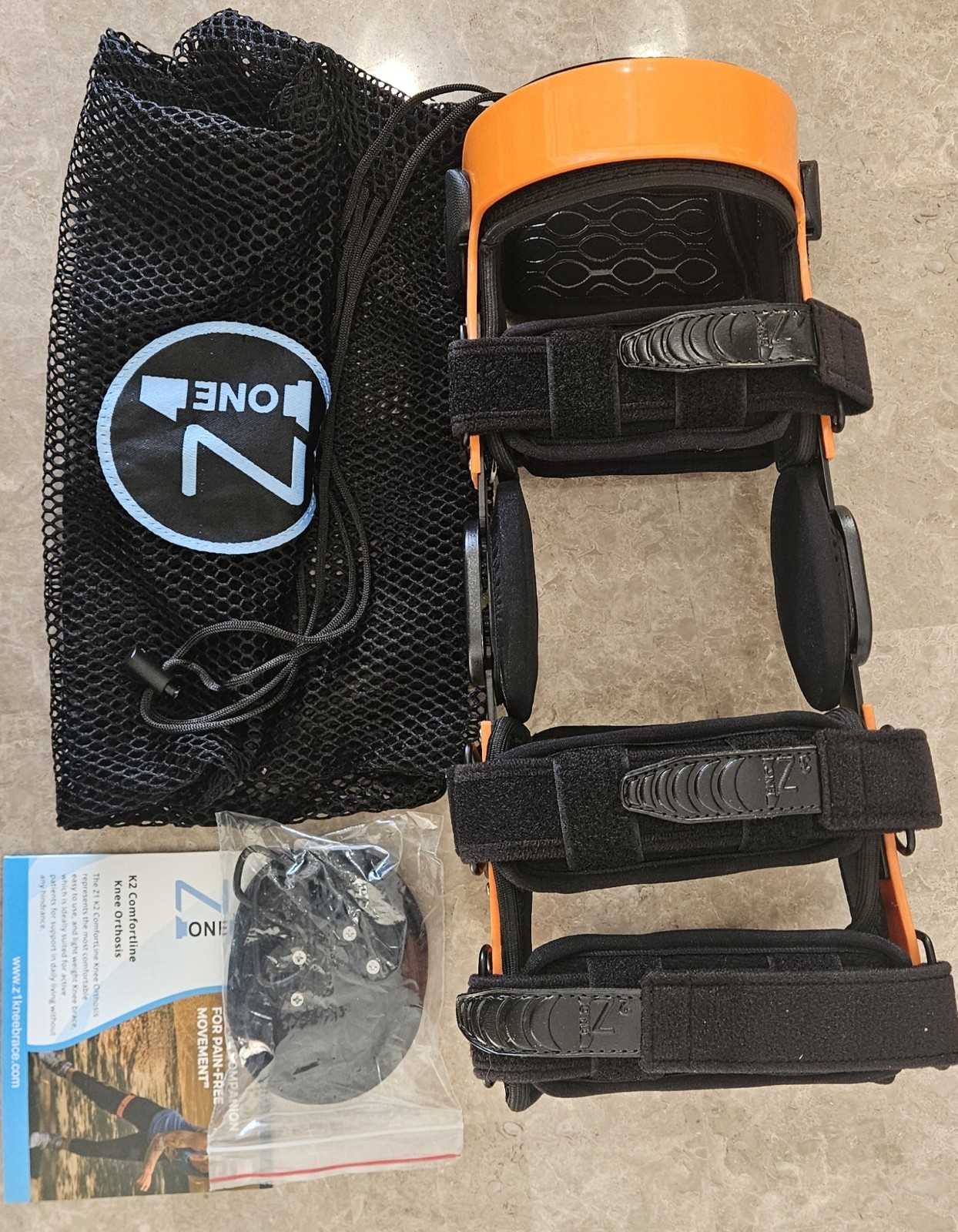 Z1 K2 Knee Brace for ACL Ligament Sports Injuries OA & Knee Pain for Men/Wmn S6