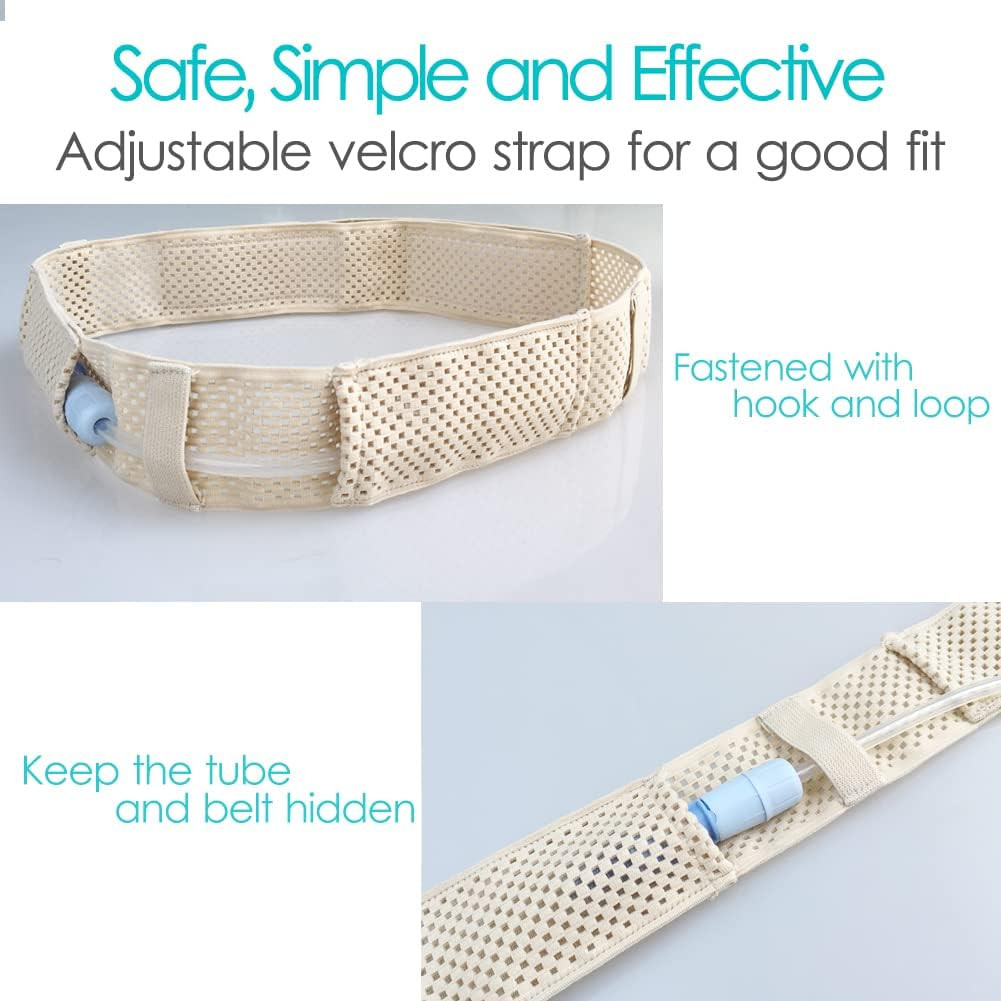 Mesh Breathable PD Belt Peritoneal Dialysis Catheter Accessories Supplies Sof…