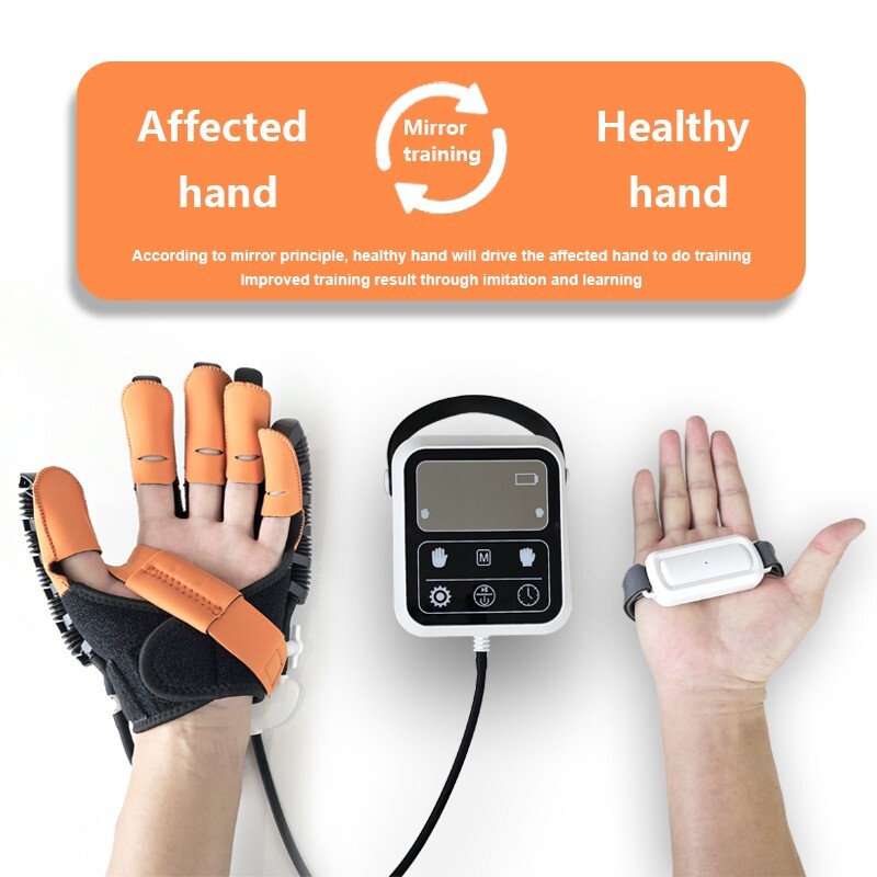 Hand Function Rehabilitation Robot Gloves Stroke Hemiplegia Recovery Trainer
