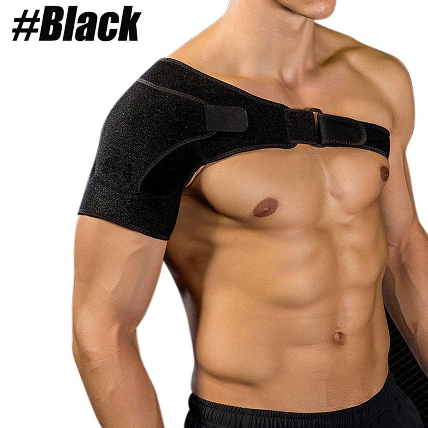 Shoulder Brace Support Compression Sleeve Torn Rotator Cuff AC Joint Pain Relief