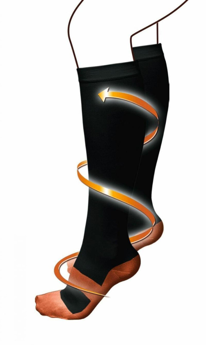 Best Graduated Compression Socks (1-3 Pairs) Black S-XXL 15-20mmHg Men’s Women’s