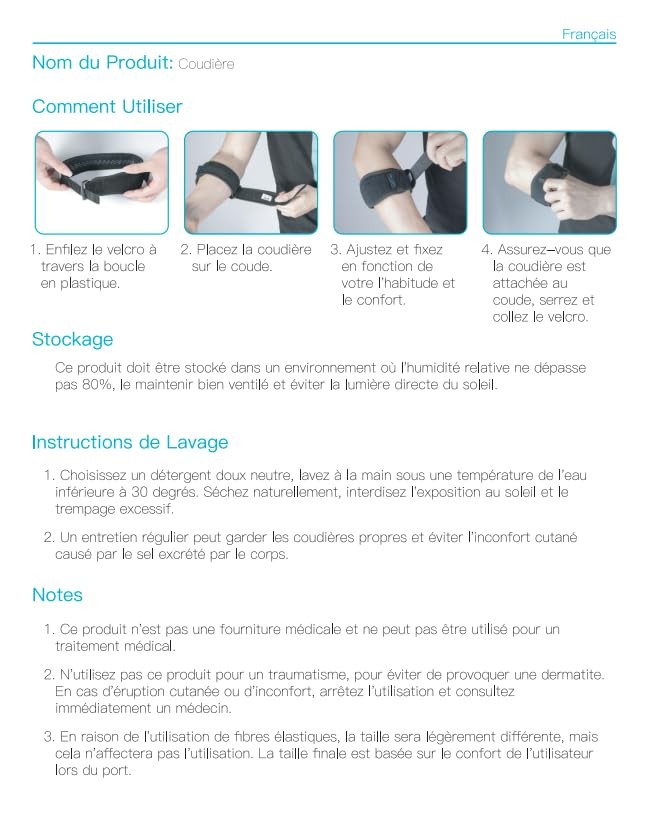 AGPTEK Elbow Brace for Tendonitis and Tennis 2 Pack, One Size, Gray