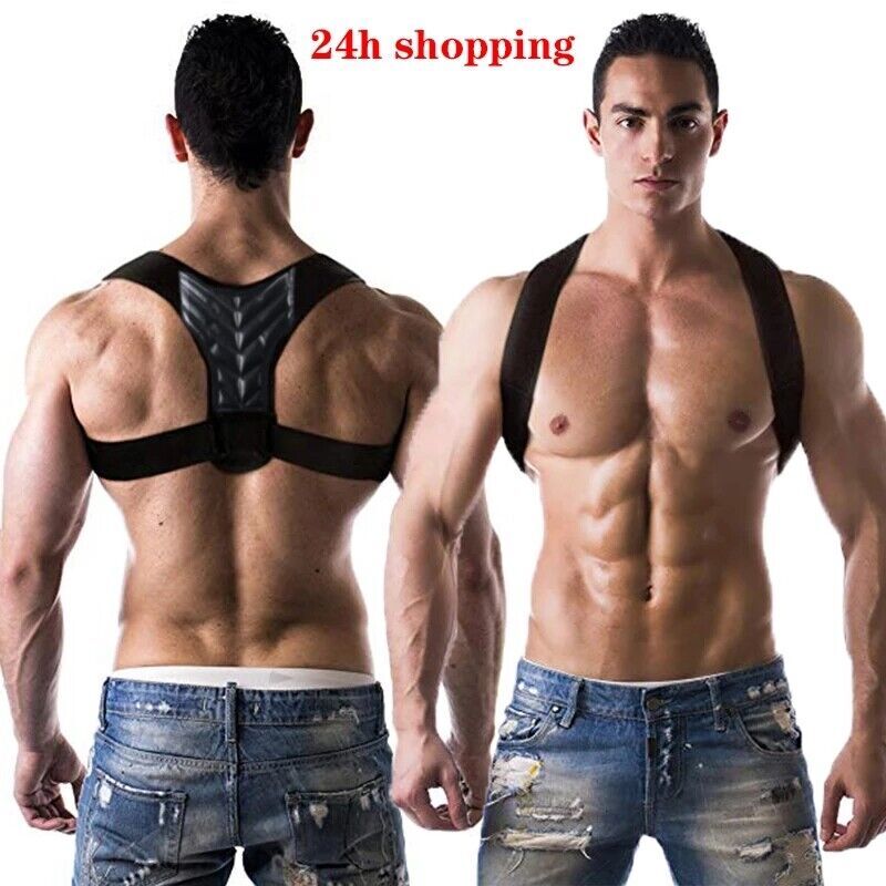 Posture Corrector Body Correct Adjustable Slouch Brace Belt Men Women