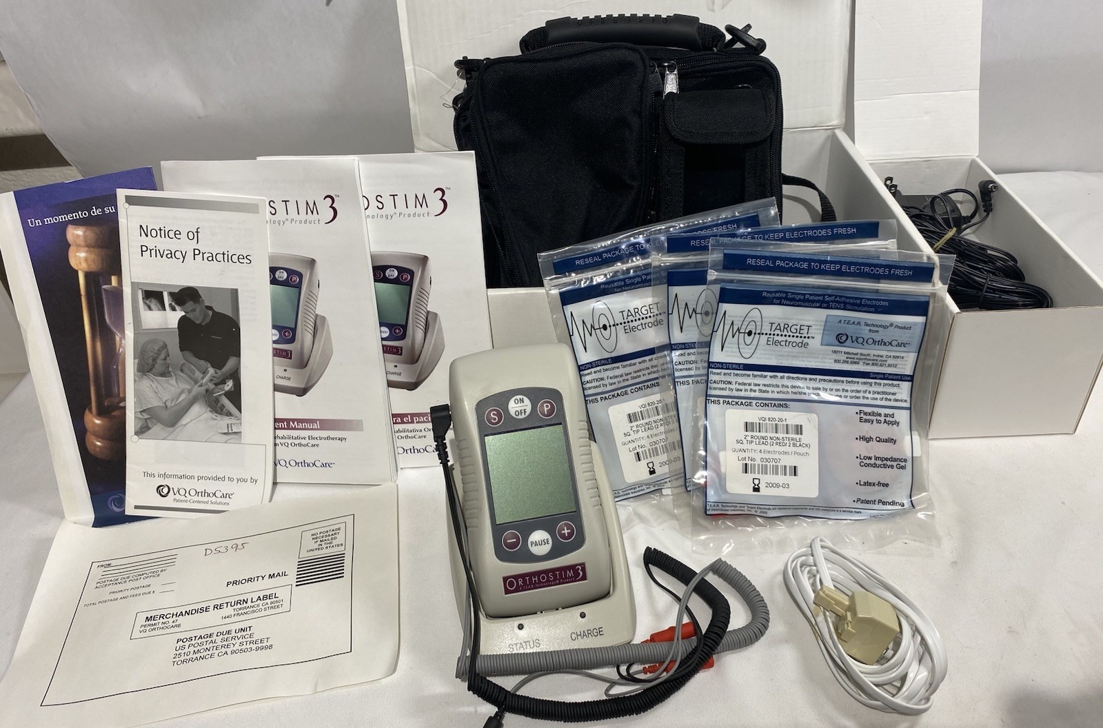 2007 Bionicare VQ OrthoCare Knee System OrthoStim 3 device Beautiful Condition