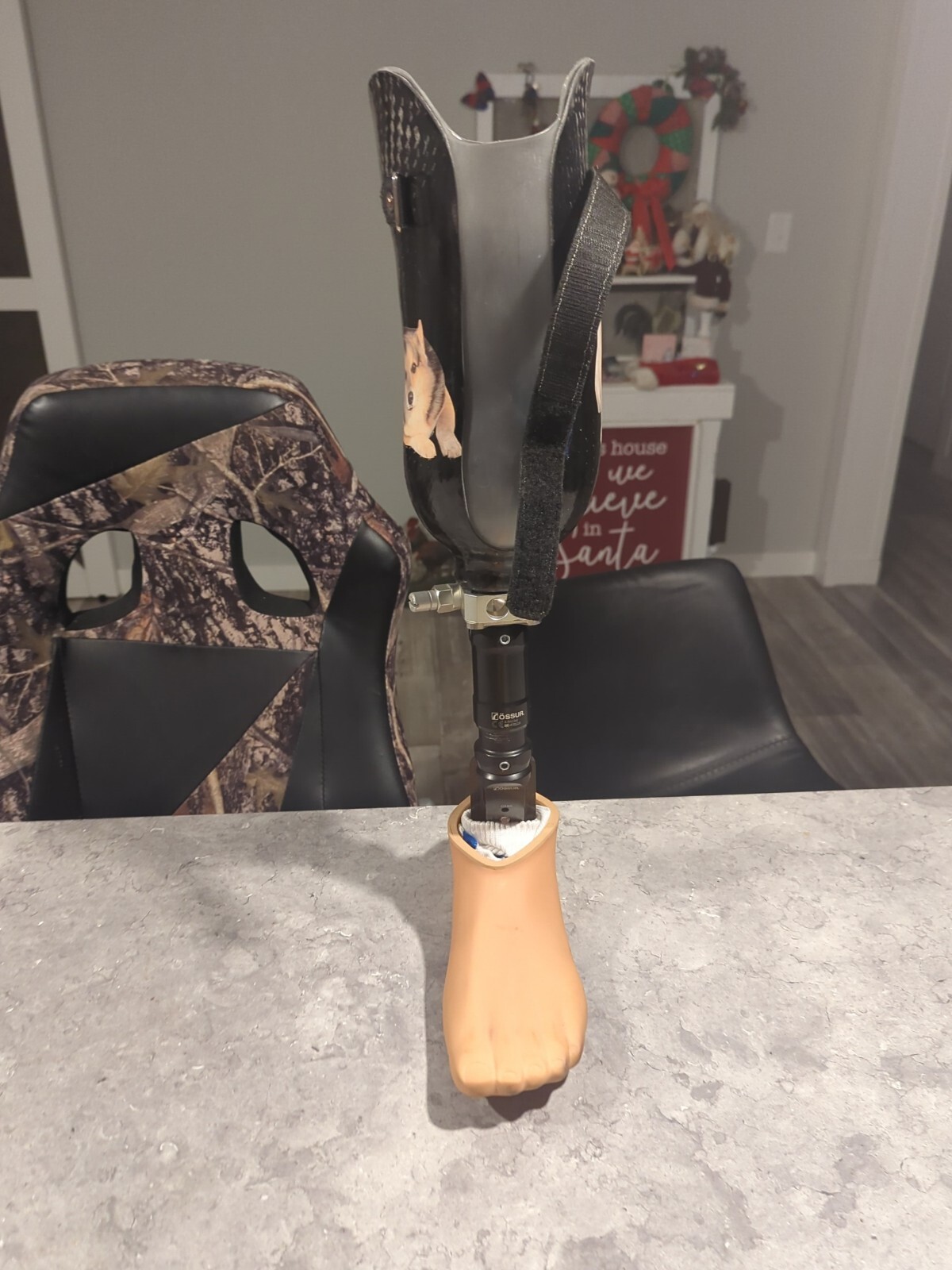 prosthetic leg