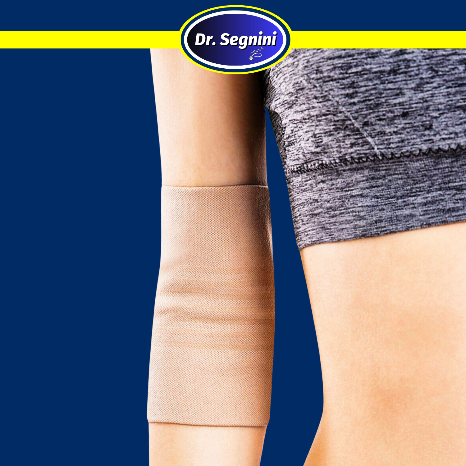 ELBOW BRACE COMPRESSION SUPPORT DOUBLE-LAYER 70% NYLON+30% SPANDEX ✅J9105 ⭐