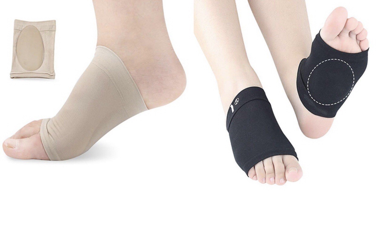 Arch Support Compression Gel Pad Support Sleeves, women, one size New W/o Tags