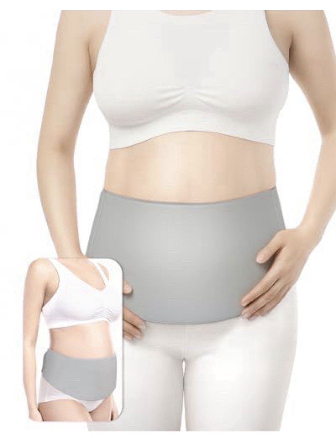 C-Section Recovery Belly Band WrapPost-Op Incision Protector Hot Cold Therapy