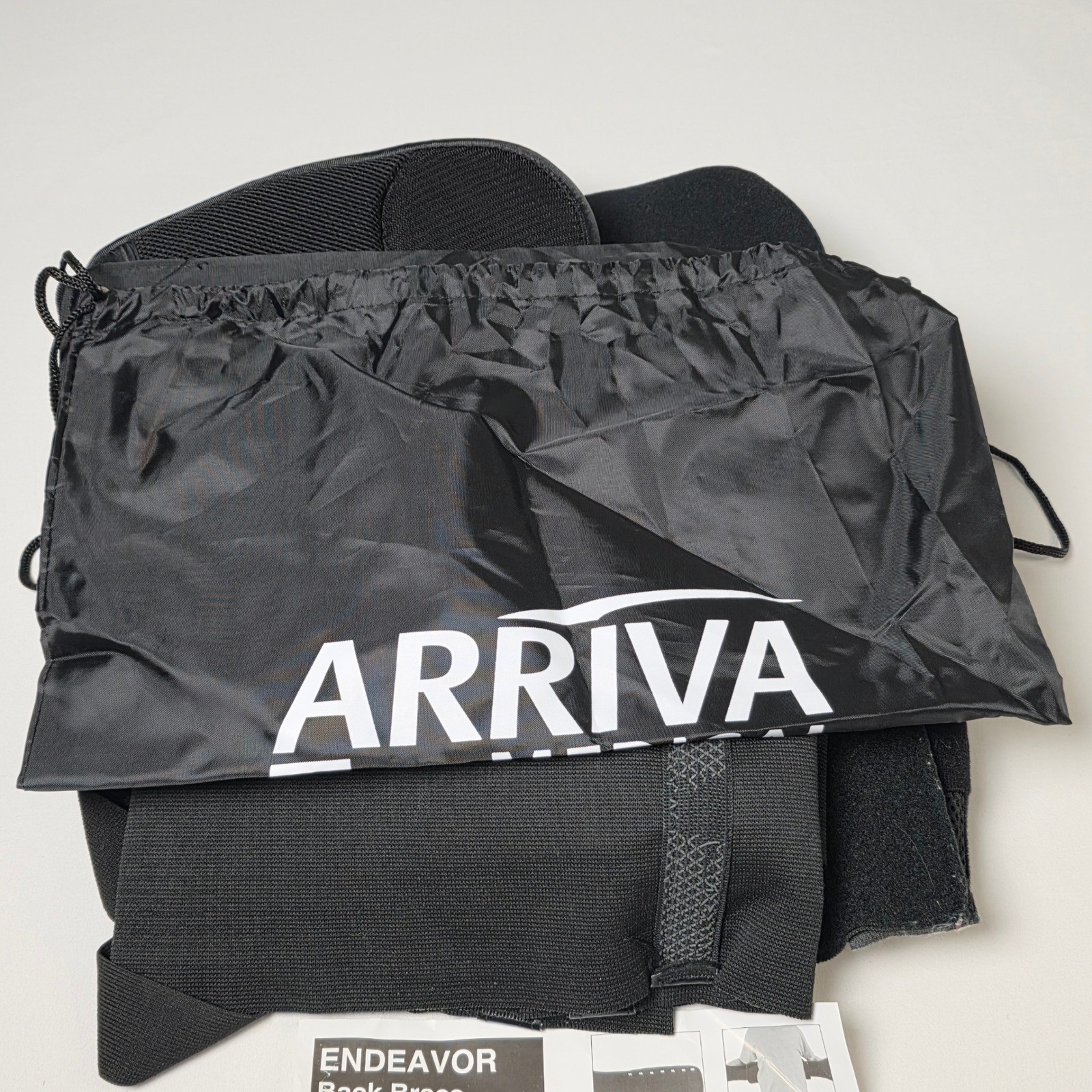 Arriva Medical Endeavor Back Brace Adjustable Lumbar Support Orthosis Sz S-3XL