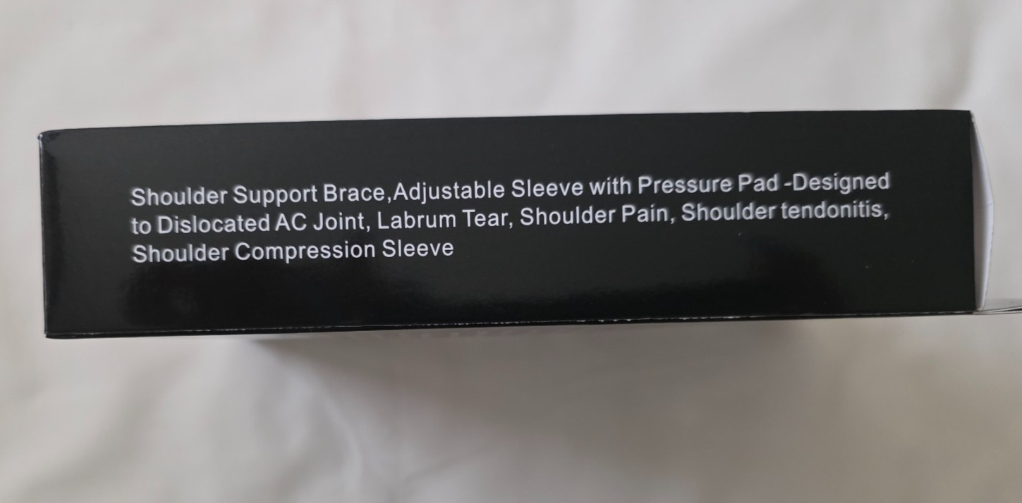 Adjustable Right Shoulder Brace Support Strap Wrap Belt Pain Injury Relief Band