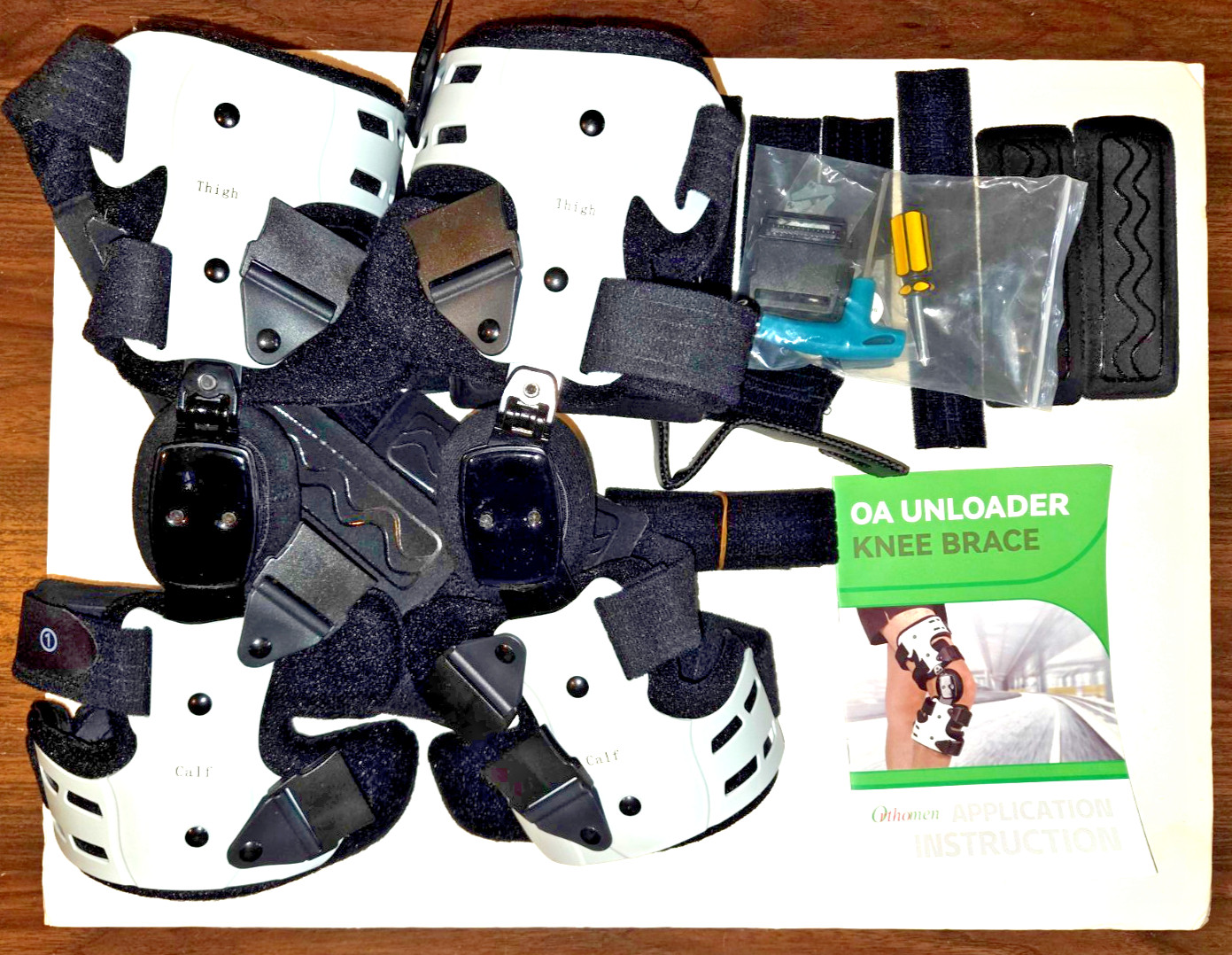Both Right and Left Orthomen Improved OA Unloader Knee Brace