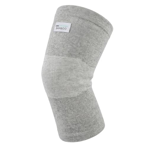 Onecompress Bamboo Compression Knee Sleeve for Women &en, Knees Support M Gray