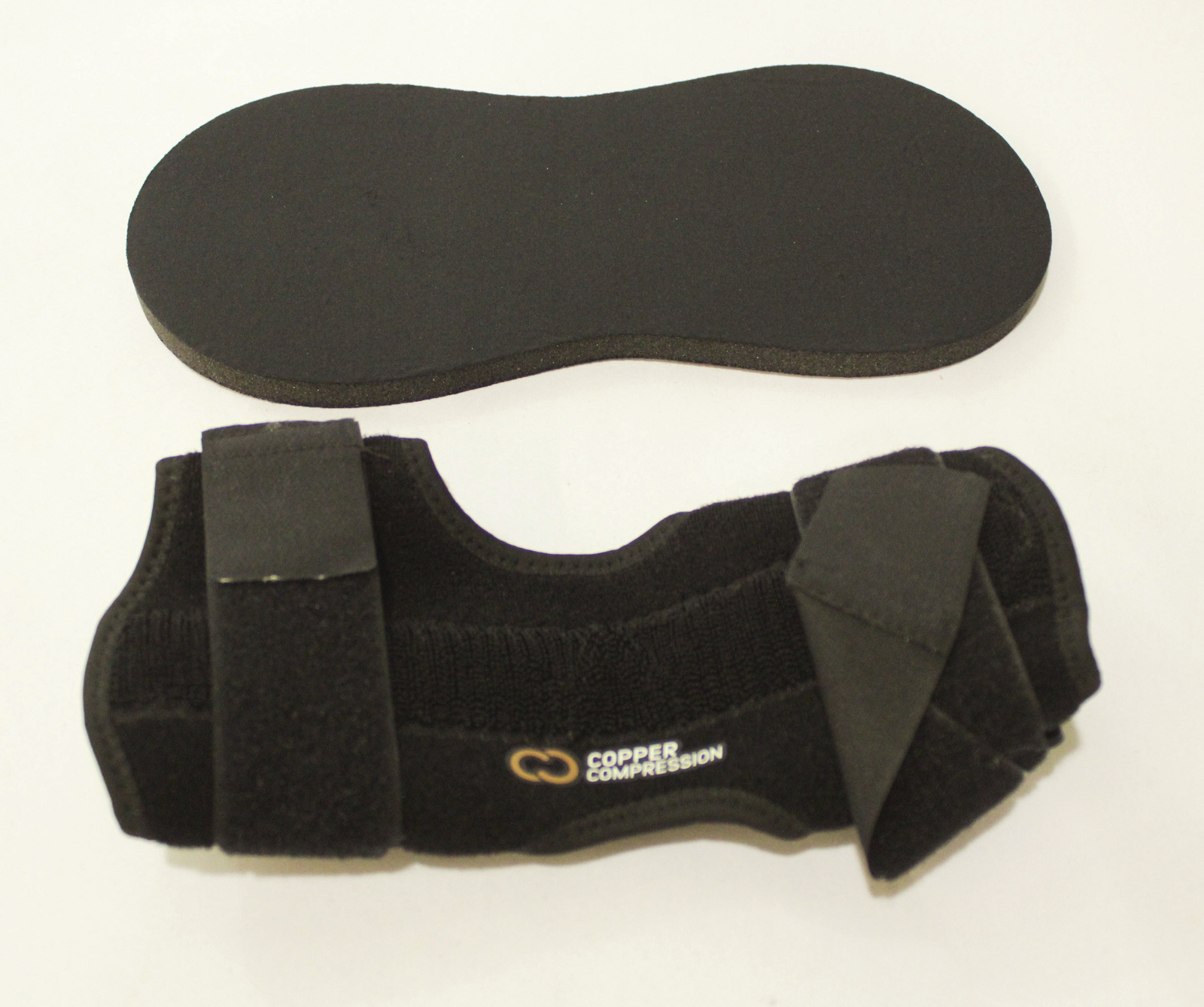 Copper Compression Plantar Fisciitis Drop Foot Night Splint Brace SV3 Black OS