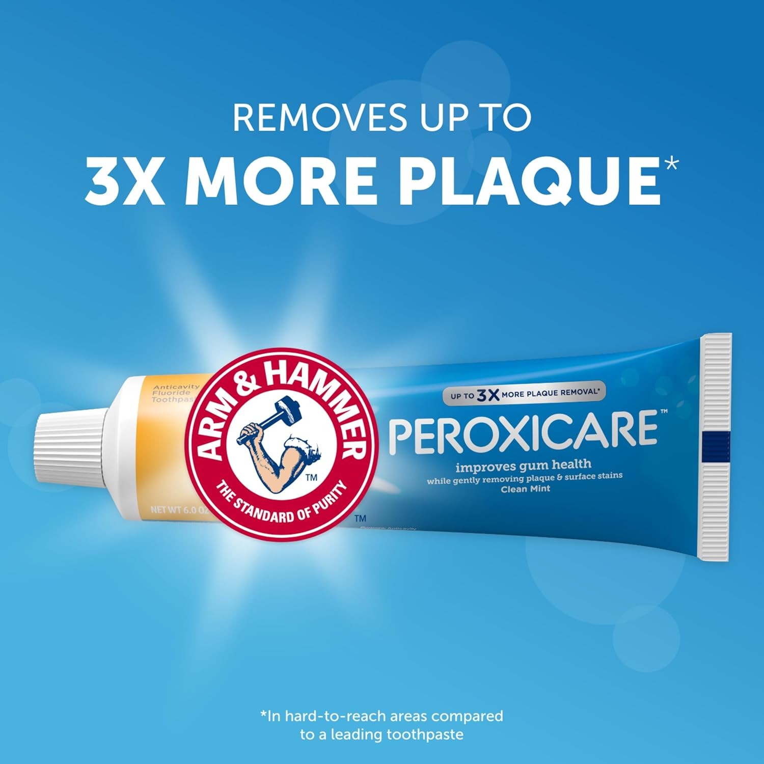ARM & Hammer Peroxicare Toothpaste for Gum Health, Baking Soda Toothpaste, Clean