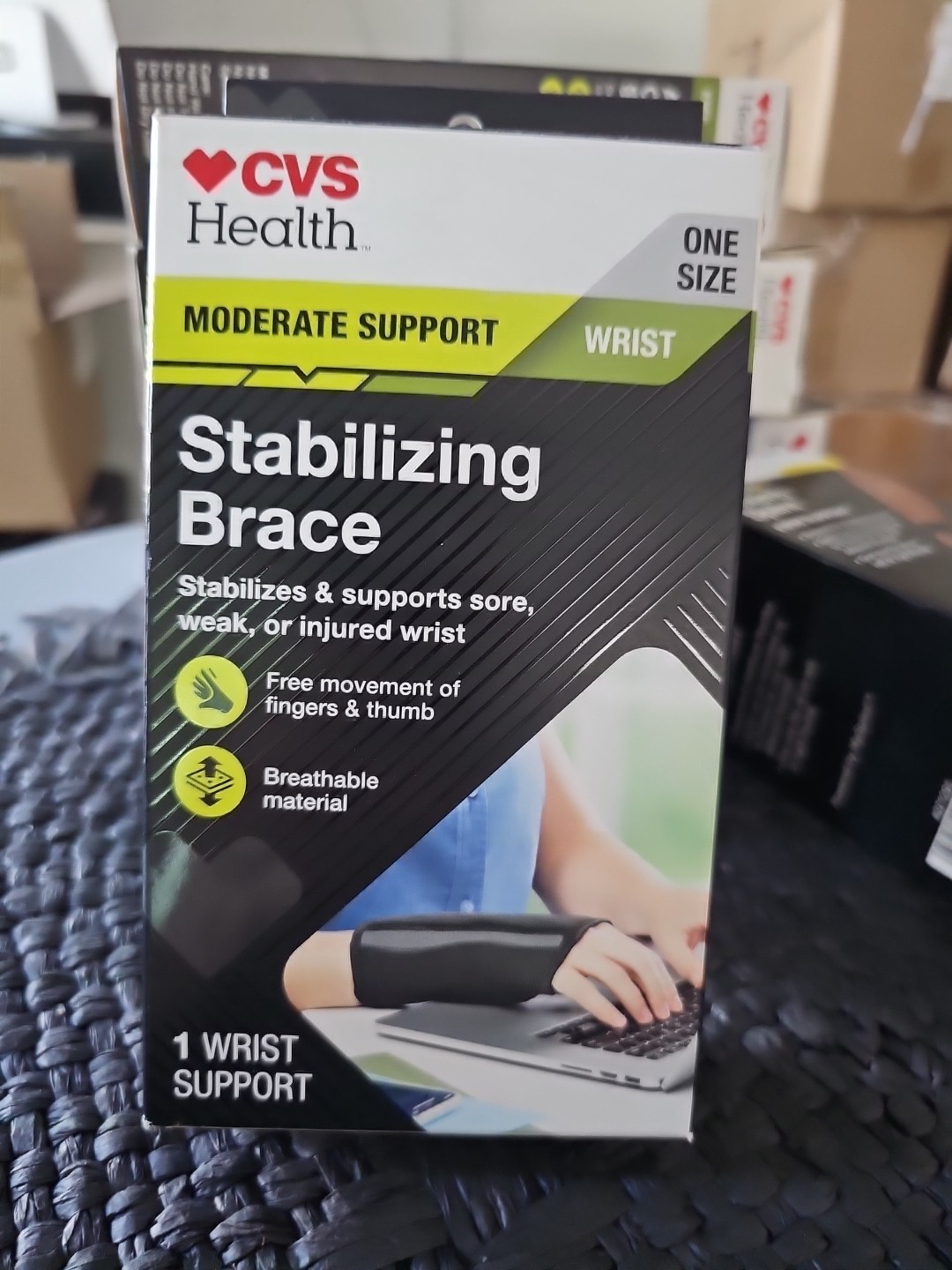 CVS Health Moderate Support Ankle Quick Strap Support One Size