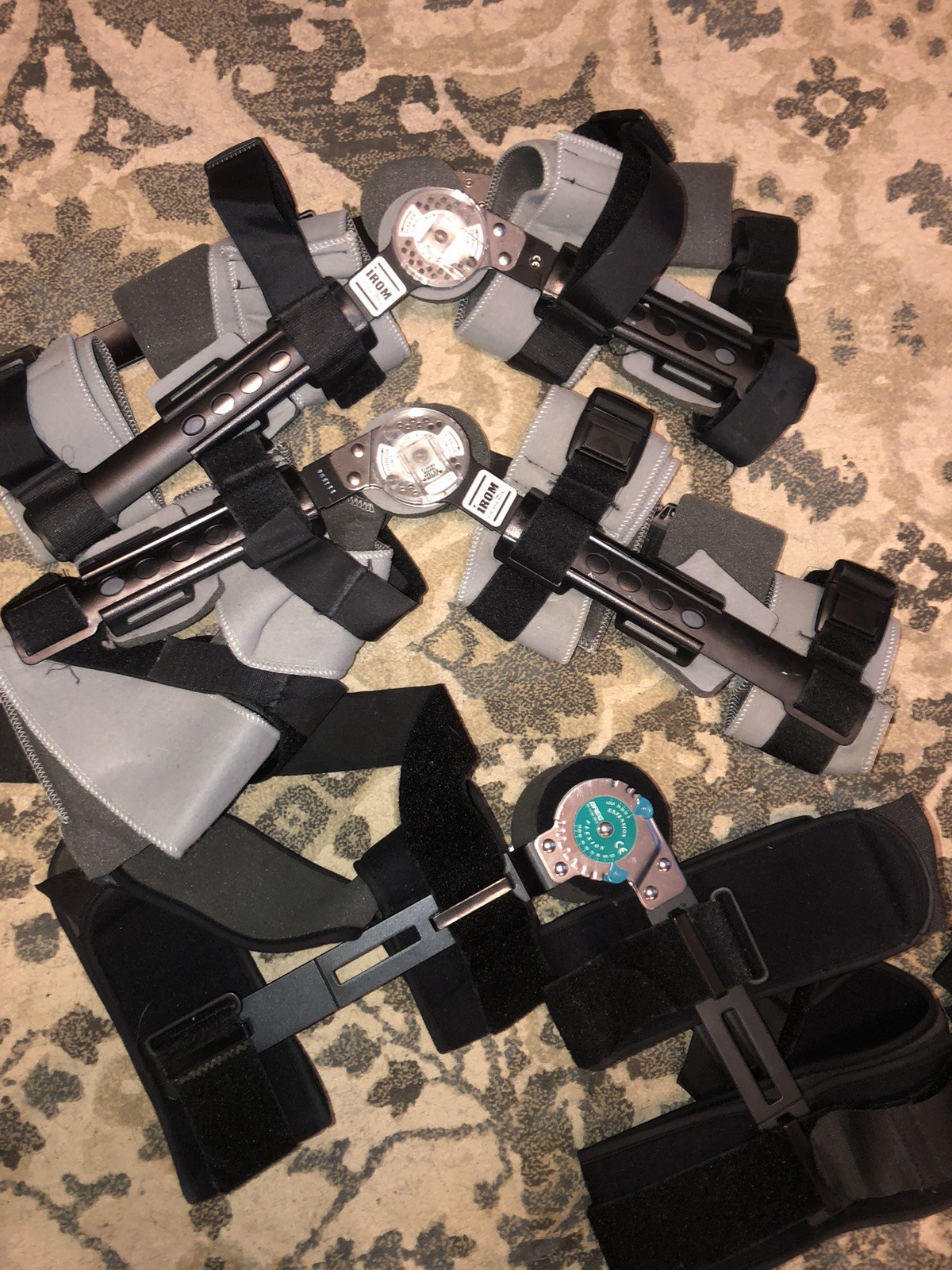 DONJOY And Breg Knee Brace Adjustable Adult Lot Of 3