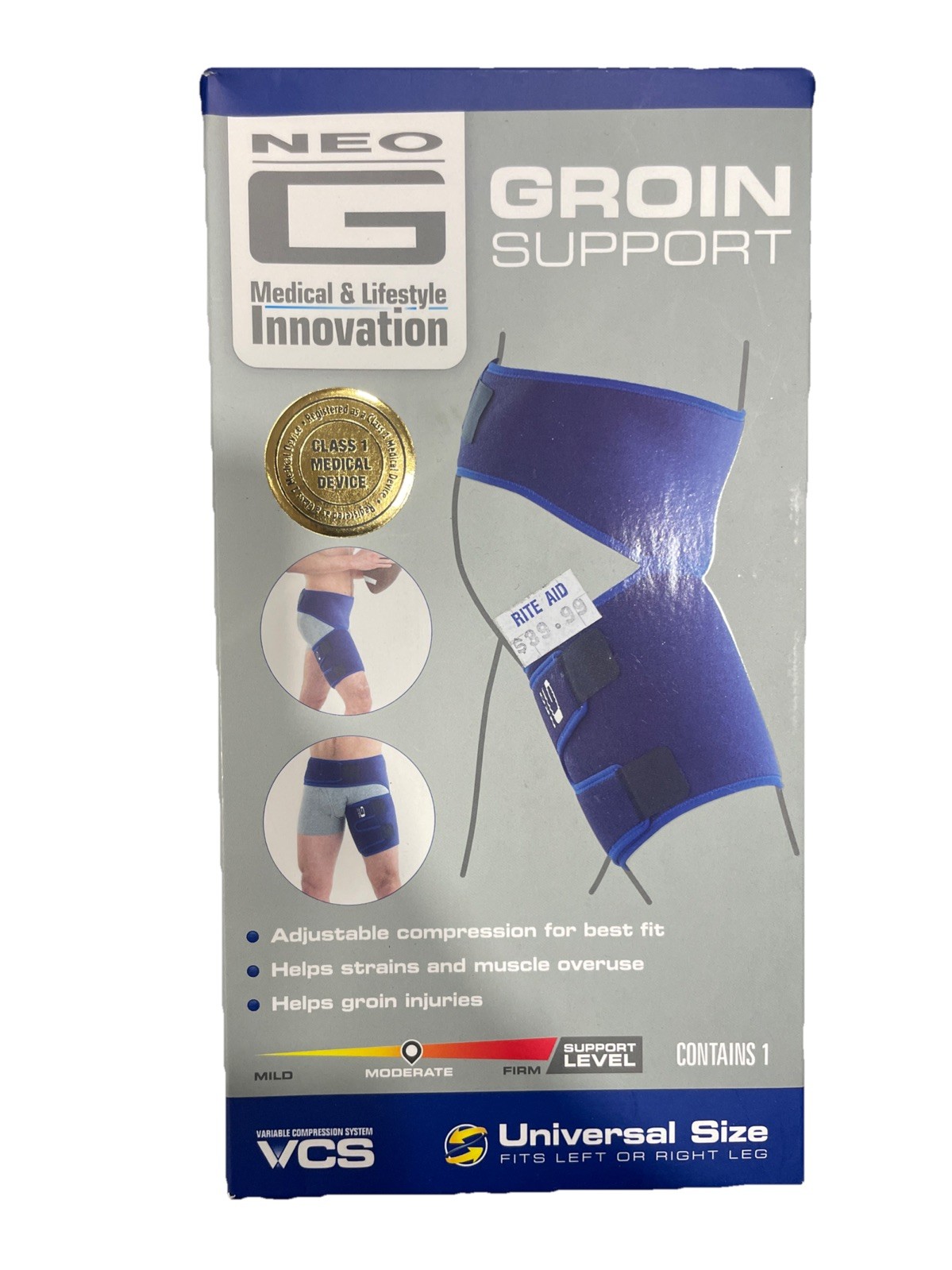 Neo G Groin Brace – Support For Joint Pain Pulled Groin Sciatic Nerve Pain