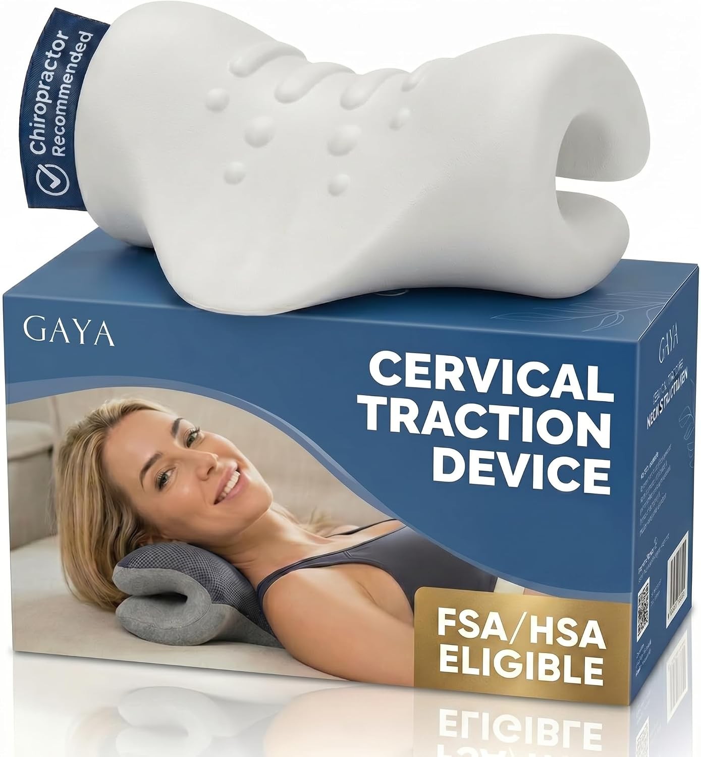 Neck Stretcher FSA/HSA Eligible Cervical Traction Device W/ Removable Washable