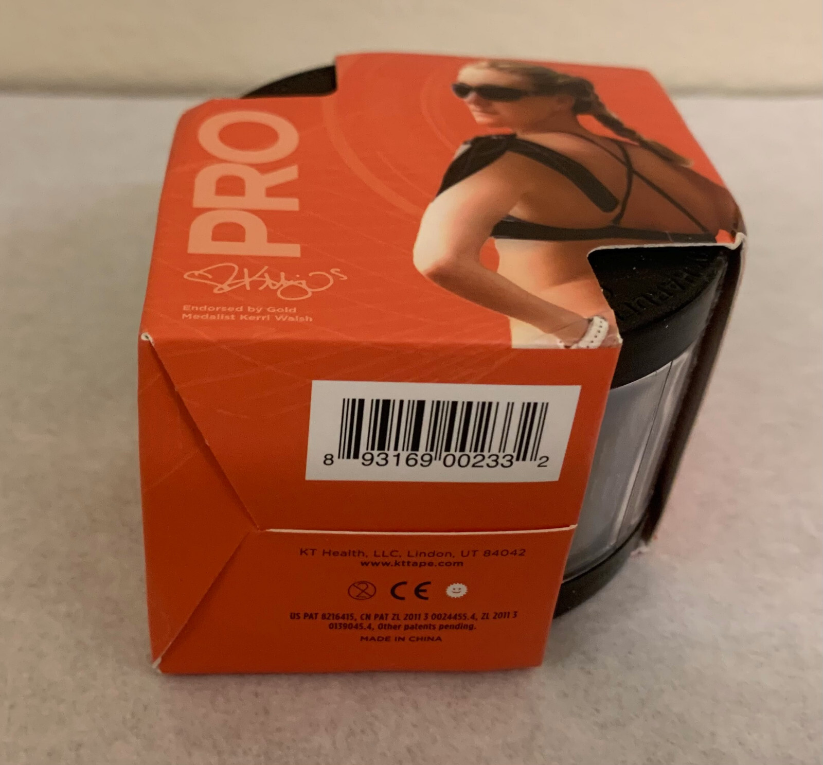 KT Tape Pro Kinesiology Therapeutic Tape Precut Strips Jet Black 20 Strips