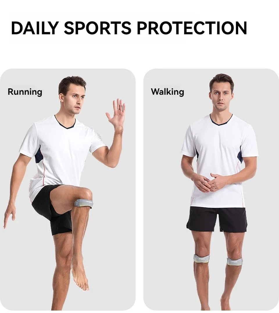 Stryde Precision Strap Knee Brace Silicone Pad Adjustable Breathable Sport