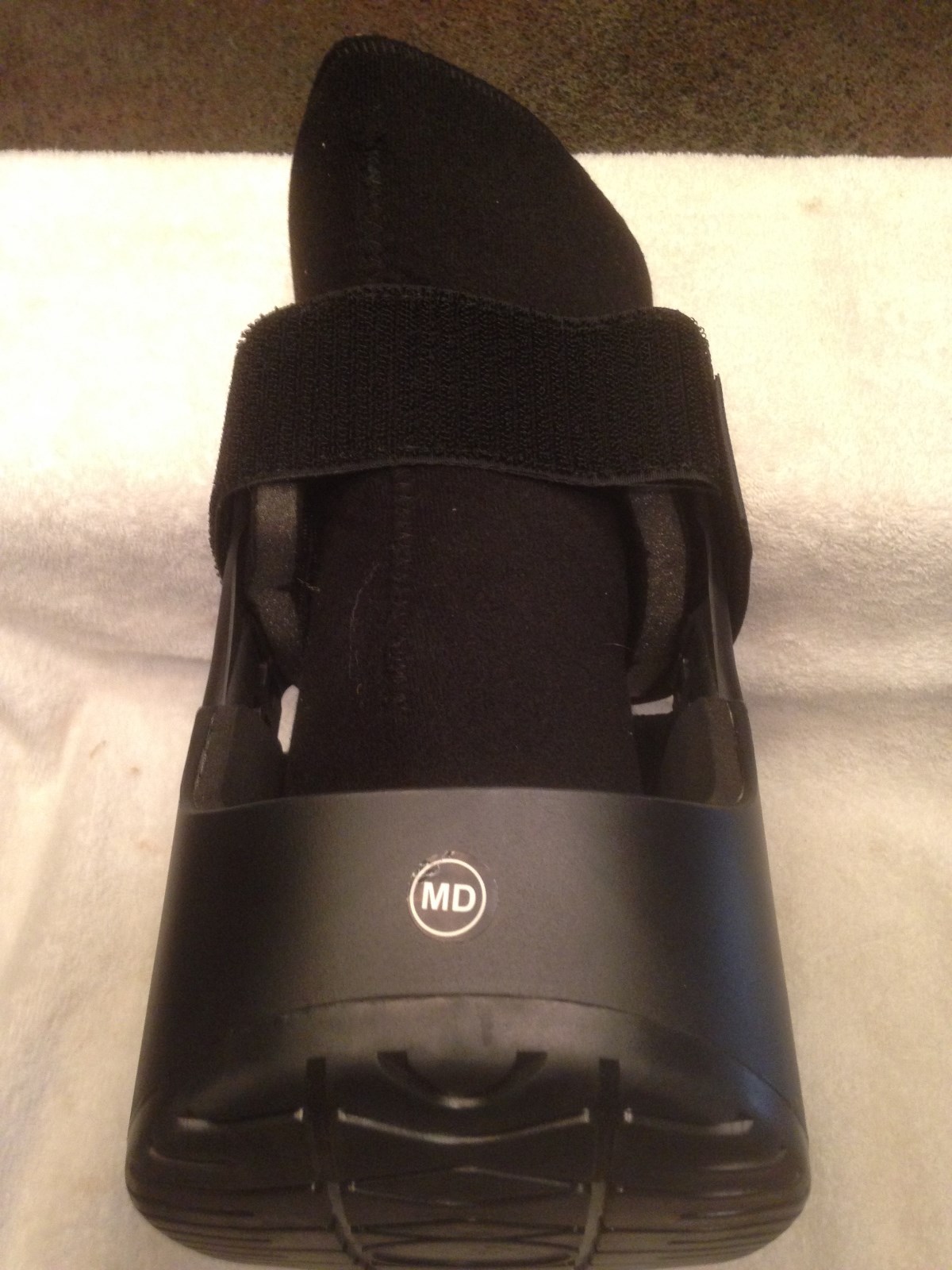 Size Medium Super Condition Black Padded Walking Boot Cast Sprain Break Ankle