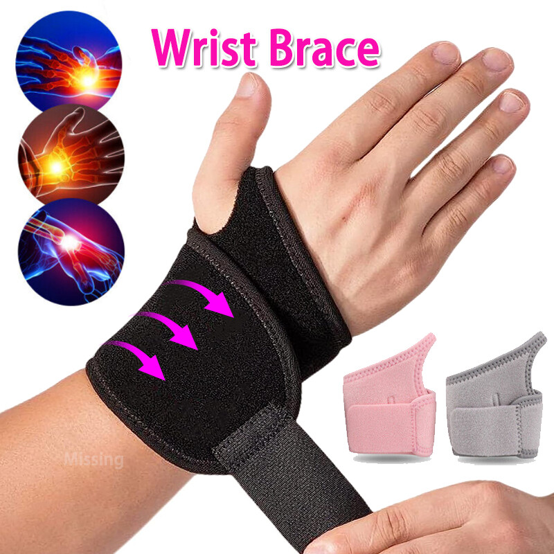 Wrist Brace Sports Band Wrap Support Gym Strap Carpal Tunnel Bandage Adjustable