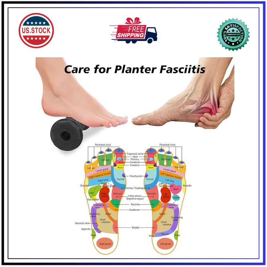 Plantar Fasciitis Relief Foot Roller Massager for Plantar Deep Tissue Muscle