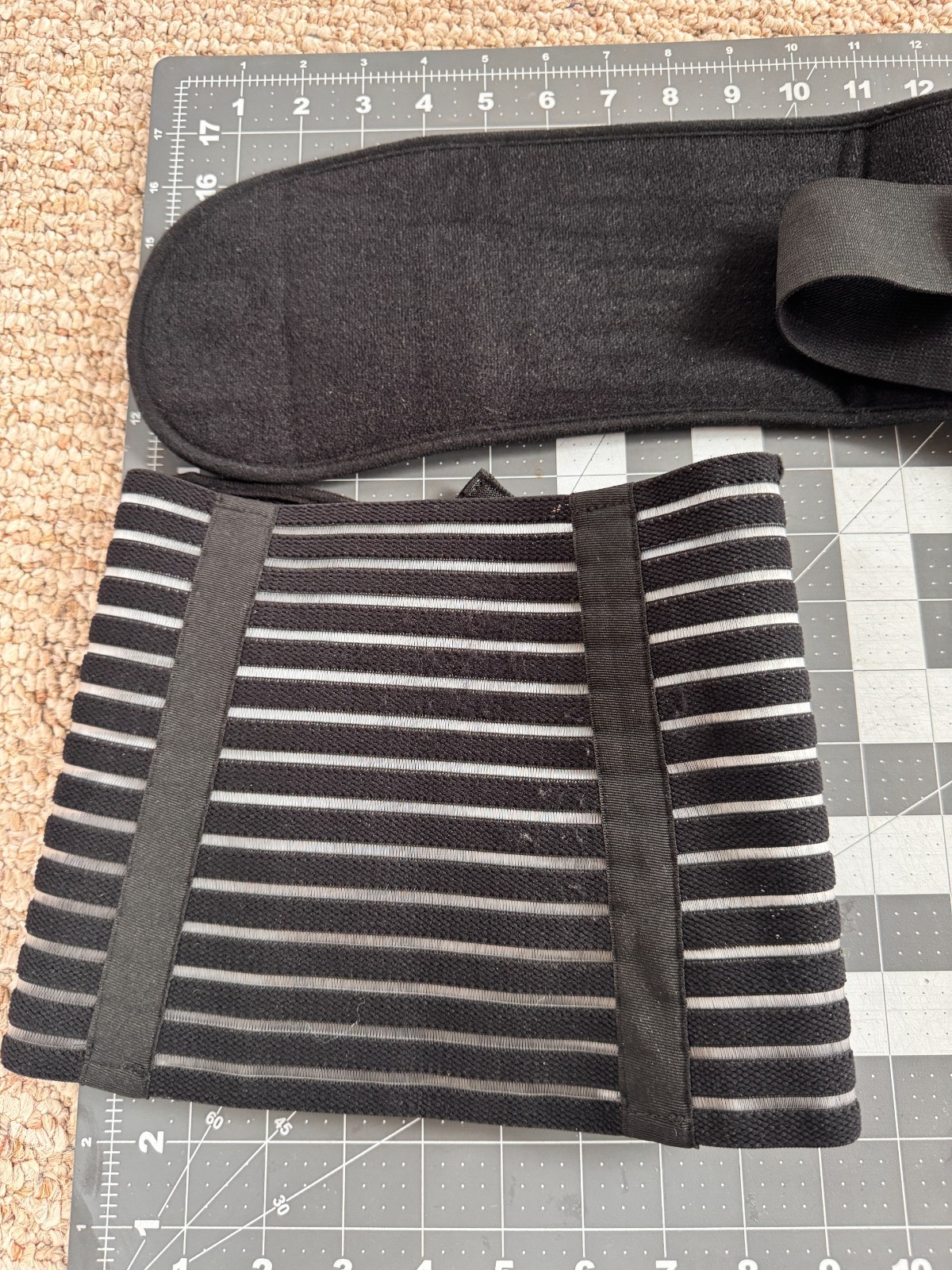 Neo Tech Care MATERNITY BELT / NTC T007 Black Adjustable Straps Open Bag