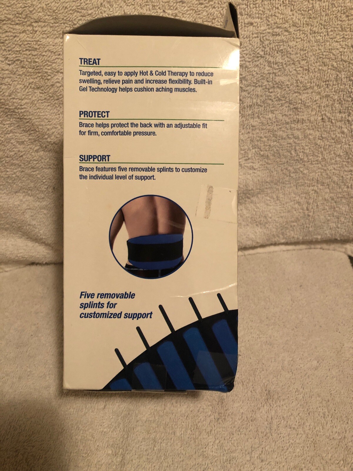 Meijer Brand Hot Cold Back Therapy Brace