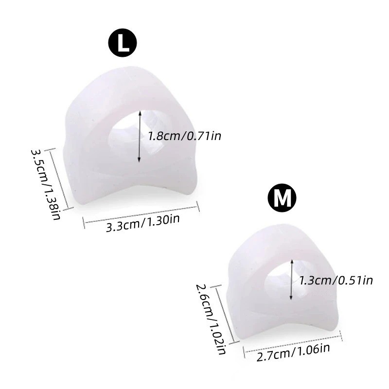 1Pair Gel Silicone Bunion Corrector Toe Separator Hallux Valgus Straightener