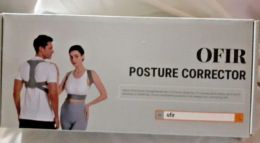 OFIR Revolutionary Upper Back Brace Posture Corrector for Men / Women size Small