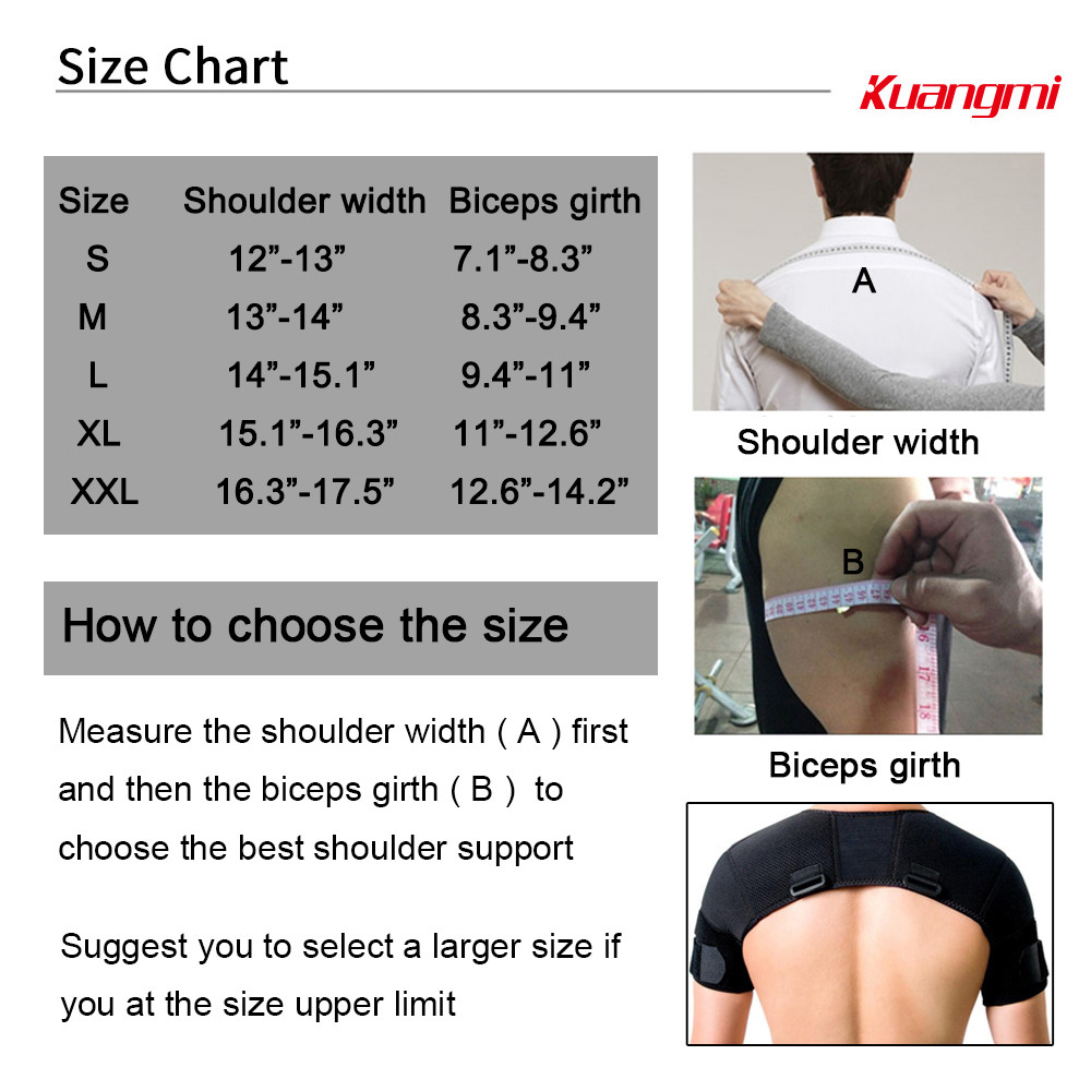 Kuangmi Adjustable Back Shoulder Corrector Support Brace Belt Posture Therapy